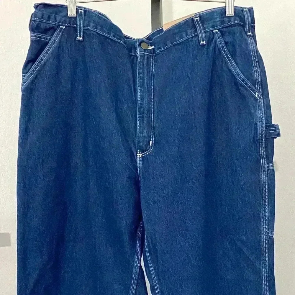 New Carhartt Original Work Dungarees B13 Loose Fit Dead Stock Utility 42 x 34 - Picture 6 of 11